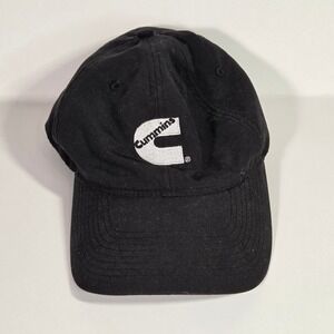 Cummins Diesel Engine Logo Hat Trimark Black Baseball Cap Adjustable Trucker